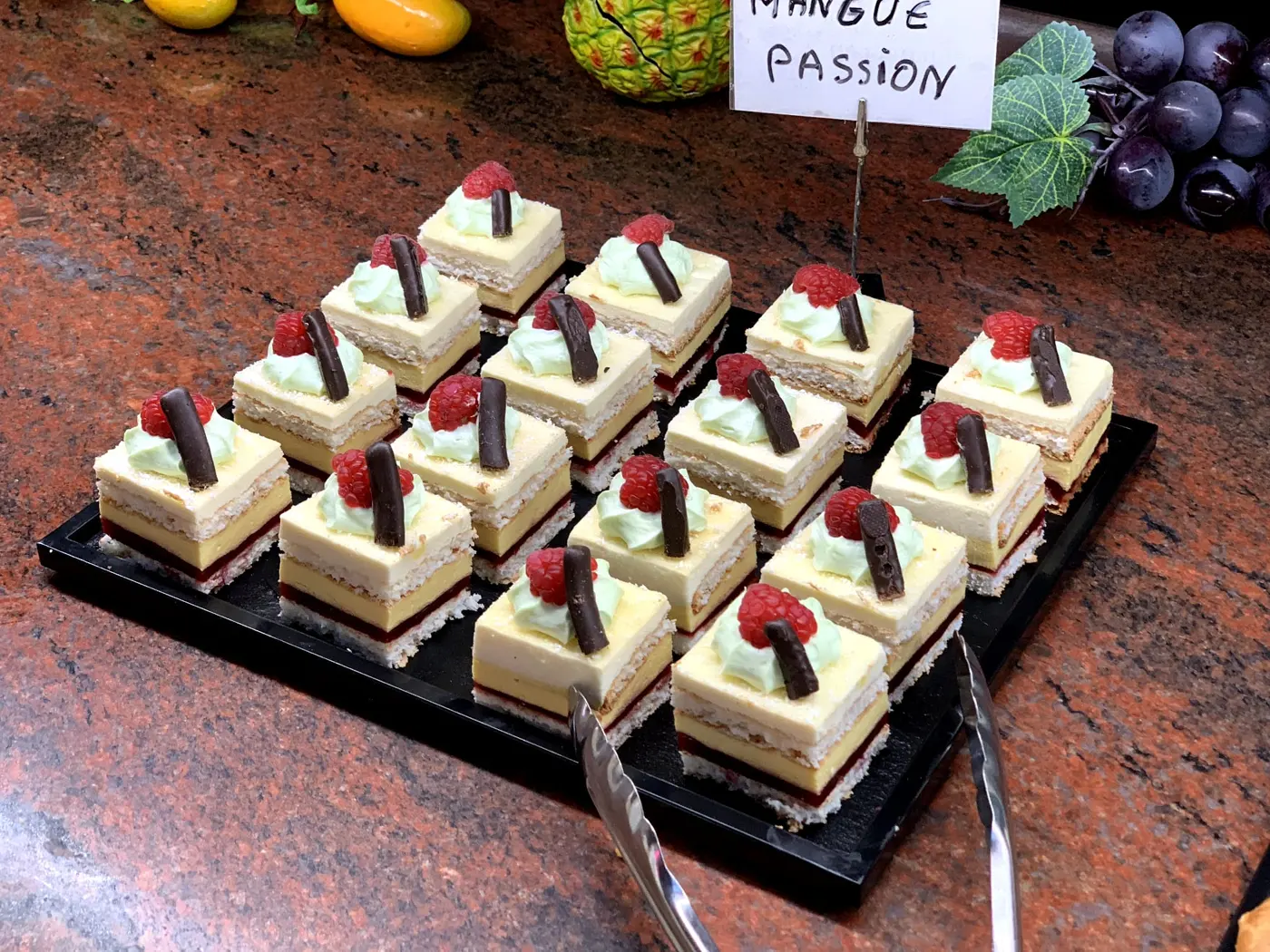 Entremets mangue passion
